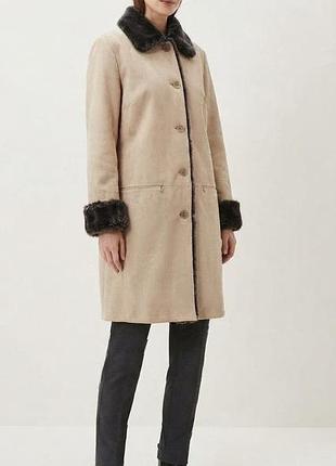 Теплое зимнее осеннее пальто marks&spencer