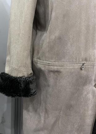 Теплое зимнее осеннее пальто marks&spencer 5