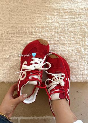 Кросівки жіночі loeve червоні 5