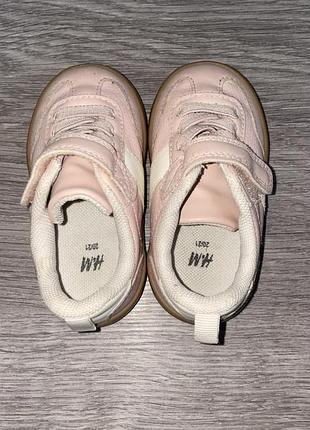 Кросівки для дівчаток h&m рожеві