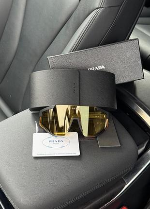 😎 prada linea rossa yellow/black sps 04w dgo-04q 130 3n