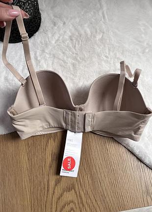 Бежевий бюст бандо від m&s 3