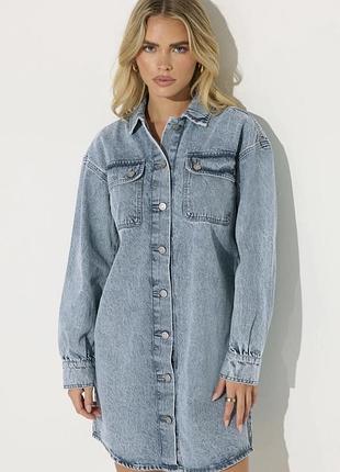Стильний джинсовий сарафан від бренду denim
