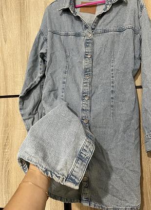 Стильний джинсовий сарафан від бренду denim 7