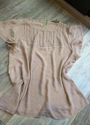Блуза жіноча h&m бежева