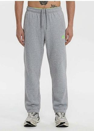 Штани чоловічі   теплі з футеру на флісі adidas р. xl
