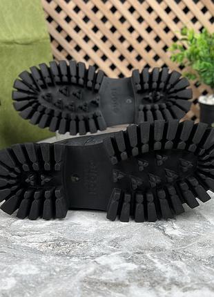 Gucci combat boots interlocking g monogram side zip чоловічі черевики чоботи шкіра оригінал 41 eur 7