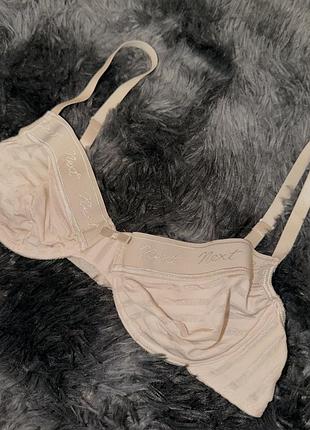 Ніжно-рожевий бюстгальтер із м'якою чашкою на кісточках next lingerie (75a
