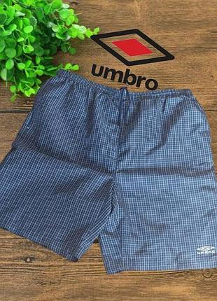 🌿🌿umbro шорты мужские с плавками т синие в клетку l на 50+🌿🌿