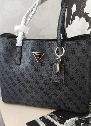 Женская сумка шоппер guess оригинал 3