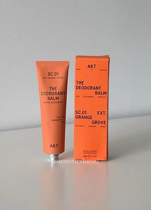 Akt the deodorant balm sc.01 orange grove бальзам бальзамний дезодорант для шкіри тіла