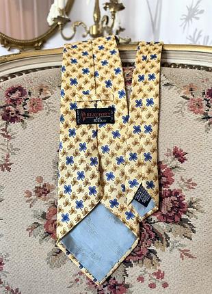 Вінтажна 100% шовкова краватка італійського бренду tie rack