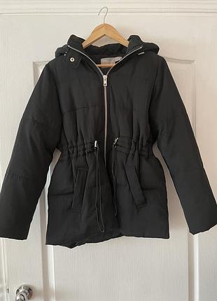 Куртка парка жіноча asos чорна