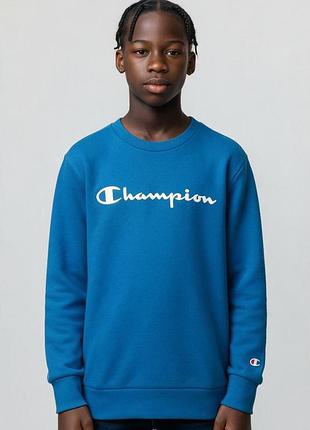 Синий свитшот champion на парня 11-12 лет