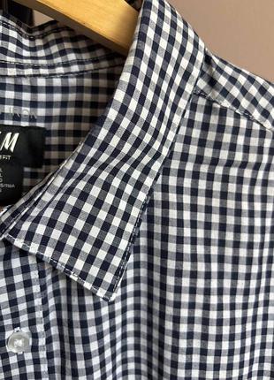 Сорочка чоловіча у клітинку h&m