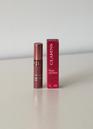 Clarins water lip stain 13 nude water матовий рідкий стійкий тінт для губ щік кларанс