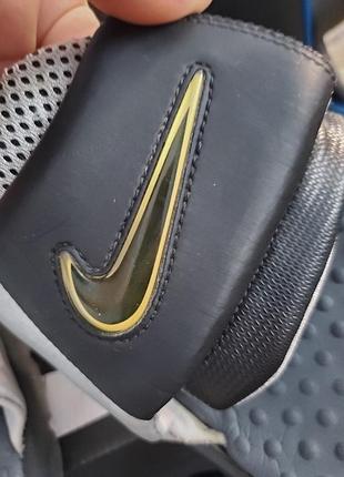 Шлепанцы мужские nike air max черно-золотистые
