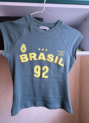 Топ жіночий bershka brasil 92 зелений
