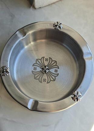 Металева попільничка chrome hearts (gothic cross)