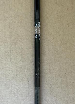 Smashbox brow tech matte pencil  автоматичний олівець для брів зі щіточкою, taupe
