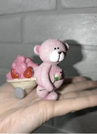 Невероятно красивая декоративная фигурка статуэтка медведь тедди