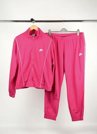 Nike оригинал женский розовый спортивный костюм размер l-xl