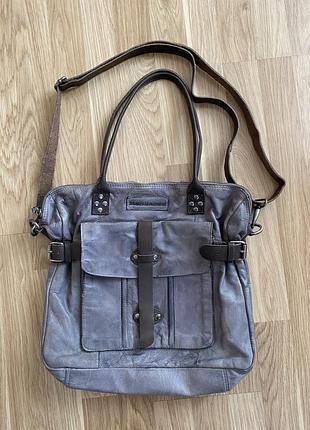 Сумка taschendieb шкіряна