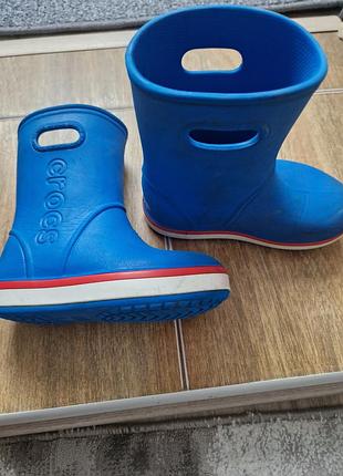 Чоботи ризаки, crocs с10. на роз 27 -28 .