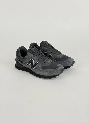 Водонепроникні кросівки new balance 574 gtx m grey black