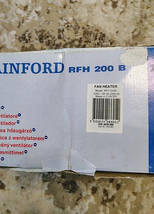 Тепловентилятор rainford rfh 200b 2 квт 6