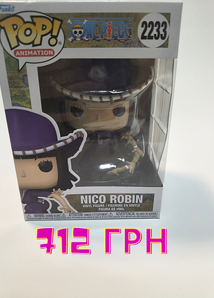 Колекційна фігурка funko pop! animation one piece nico robin