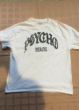 Оригинальная футболка мерч don toliver psycho tour europe (size xl)