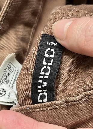 Брюки h&m карго, коричневі 3