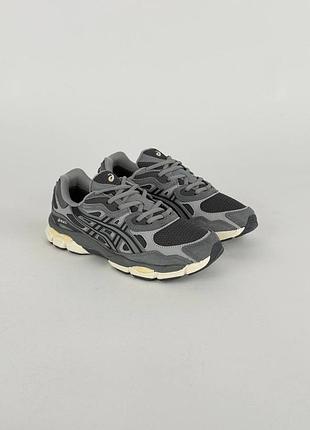 Водонепроникні кросівки asics gel-nyc gtx m light grey beige