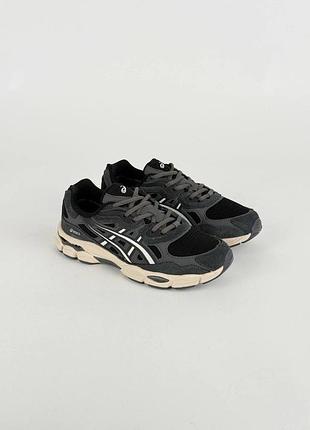 Водонепроникні кросівки asics gel-nyc gtx m dark grey beige