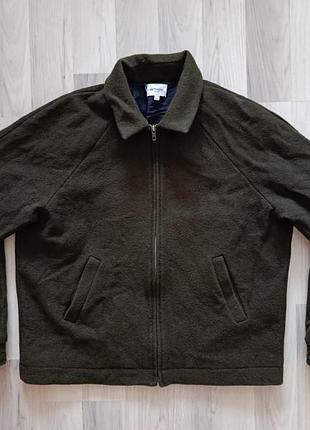 Шерстяная шерстяная курткаoctobre éditions khaki хаки xxl