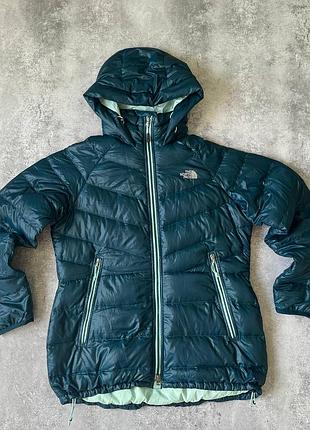 Жіночий мікропуховик від бренду the north face з високоякісним пухом fill power 600