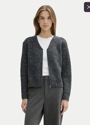 Кардиган жіночий tom tailor denim сірий