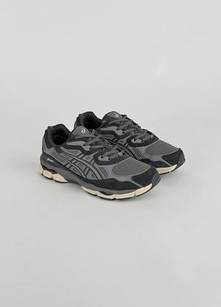 Водонепроникні кросівки asics gel-nyc gtx m grey beige