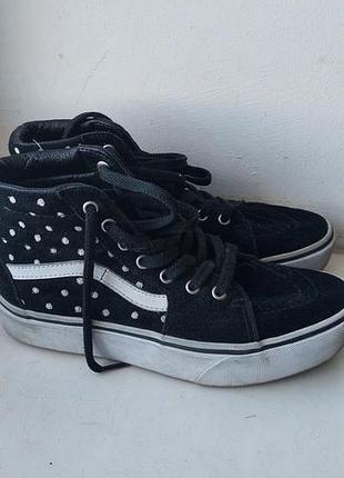 Кроссовки кеды vans sk8 high 22 см