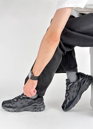 Водонепроникні кросівки asics gel-nyc gtx m triple black