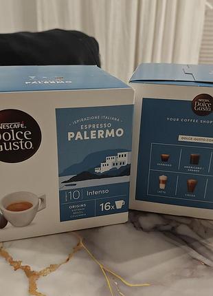 Кава nescafe dolce gusto espresso palermo в капсулах