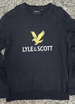 Чоловічий світшот lyle & scott originals сірий