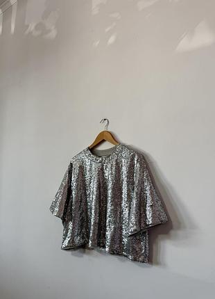 Блуза з паєтками h&m🌿