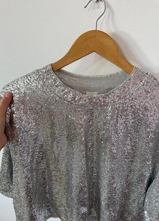 Блуза з паєтками h&m🌿 2