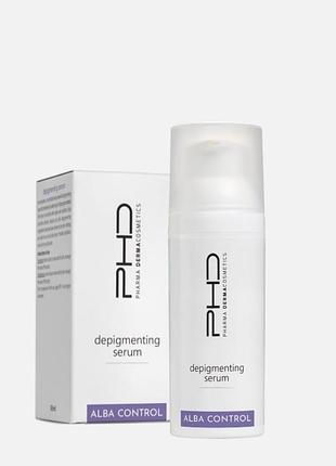 Відбілювальна сироватка alba control depigmenting serum