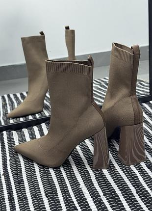 Ботильйони zara черевики носки 2
