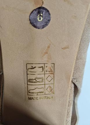 Замшевые босоножки clarks 9