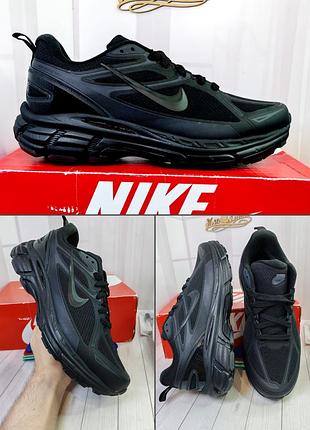 Кроссовки nike halo mix (41-46), термо -21°water proof, чёрные