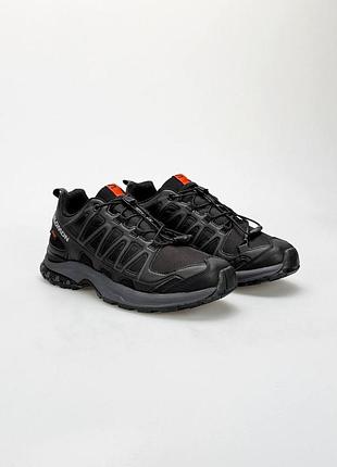 Водонепроникні кросівки salomon xa pro 3d amphib gtx black white grey